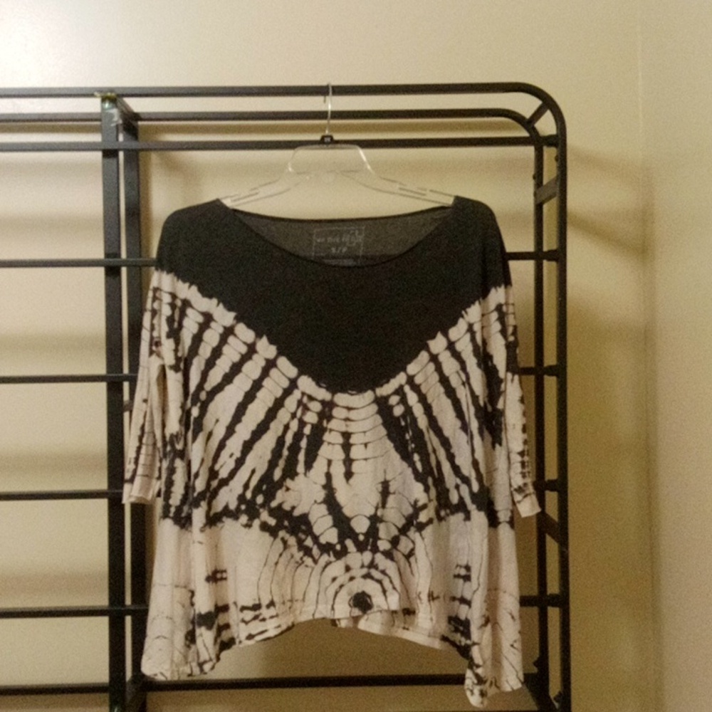 We the free small tie dye oversized shirt